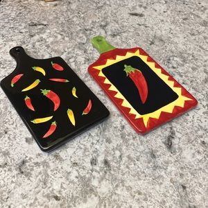 NWOT 2 Pepper Designed Trivets